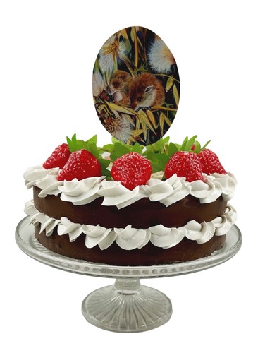 Harvest mouse cake topper - cake,