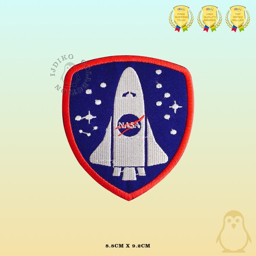 Nasa space ship usa badge - nasa,