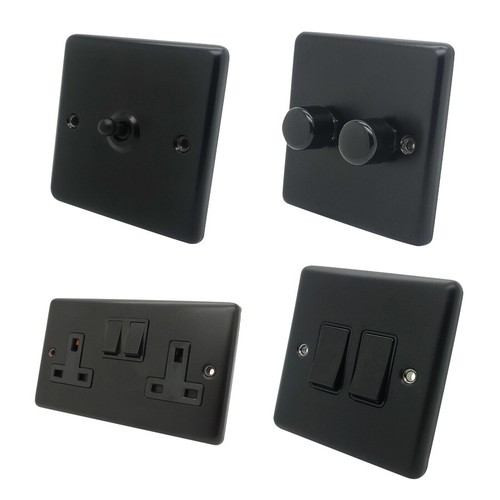 Classic matt black plug - matt,