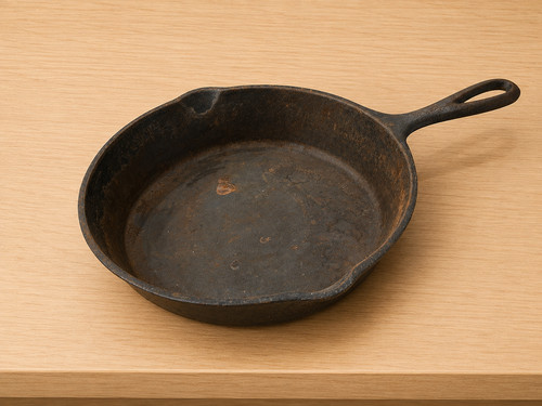 Cast iron skillet inch - cast, 8.5