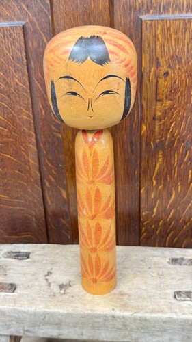 Vintage kokeshi doll signed - kokeshi, by