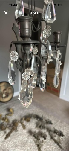 Traditional pair dark metal - of,