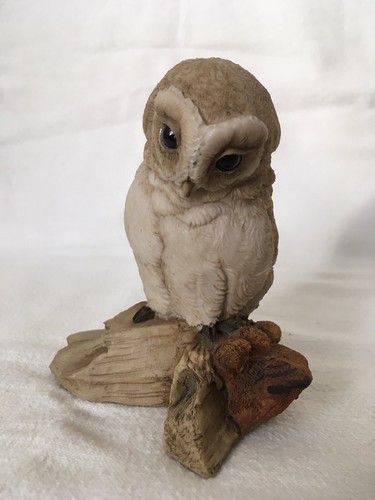 Vintage barn owl - owl, figurine