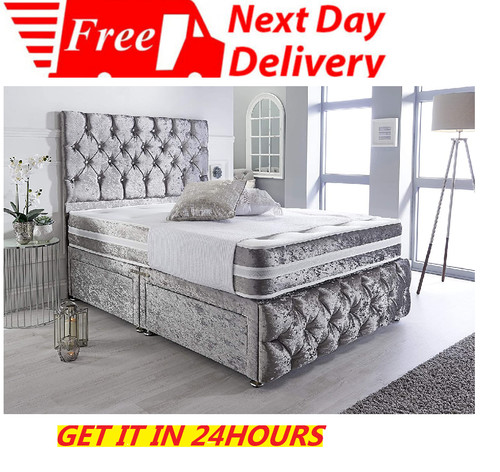 Silver crushed velvet - velvet, 2