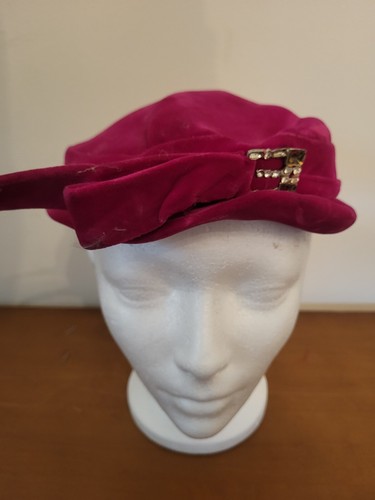 Vintage 1940s 50s - vintage, red/
