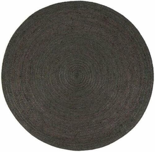 Rug round natural jute - round, braided