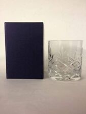 Cut crystal whiskey glass