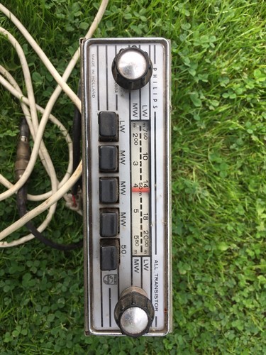 Vintage philips car radio - vintage,