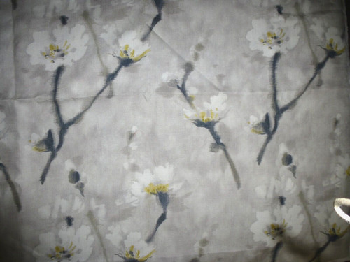 Sanderson linen fabric remnant - linen,