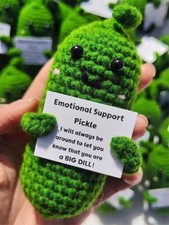 Handmade Knitted Cucumber