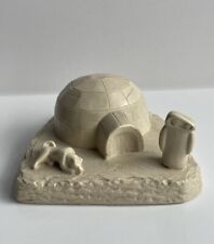 Boma Canada Eskimo Carving Igloo & Dog Ornament Vintage 1960s B10