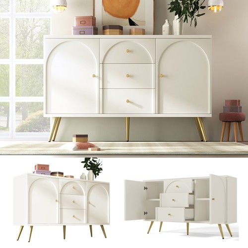 Cream white chest - cream, drawers
