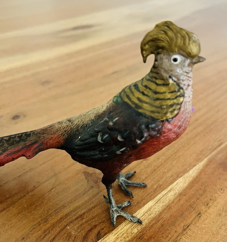 Antique bronze pheasant cold - bronze,