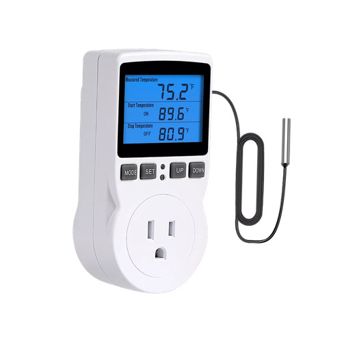 Digital thermostat outlet plug - digital,