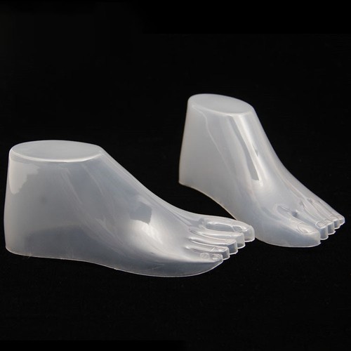 Transparent plastic adult feet - adult,