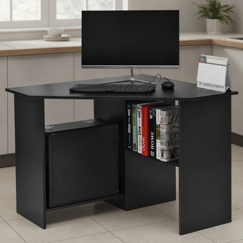 Corner space saving computer - corner,