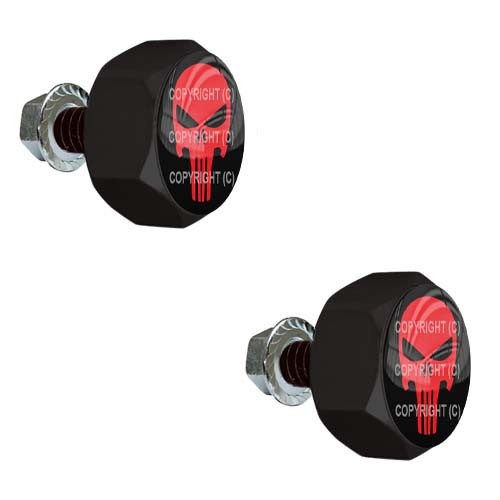 Black hex billet frame tag - black,