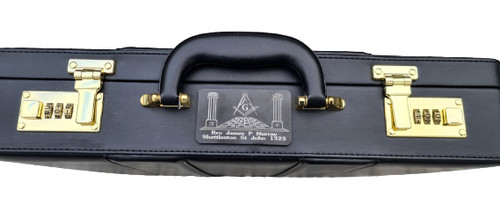 Masonic briefcase name - briefcase, id