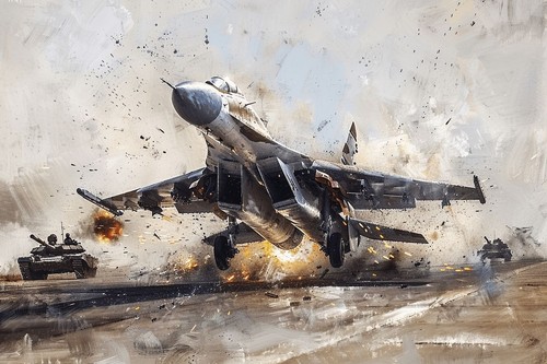 Military jet aircraft fighter - jet,