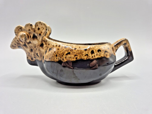 Vintage retro brown drip - brown,