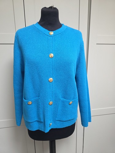 Zara turquoise blue cardigan - blue,