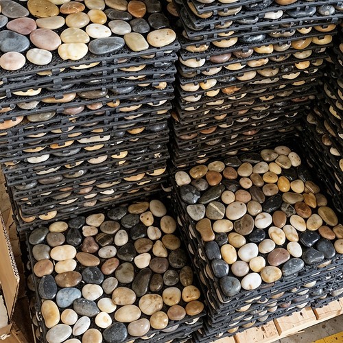 6pcs pebbles mosaic tiles - pebbles,