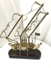 Miniature Ship Solid Brass