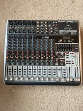 Behringer QX1832USB 18 Input 3/2 Bus Mixer USB/Audio Interface, with case