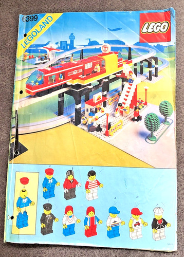 Lego 6399 monorail - lego, airport
