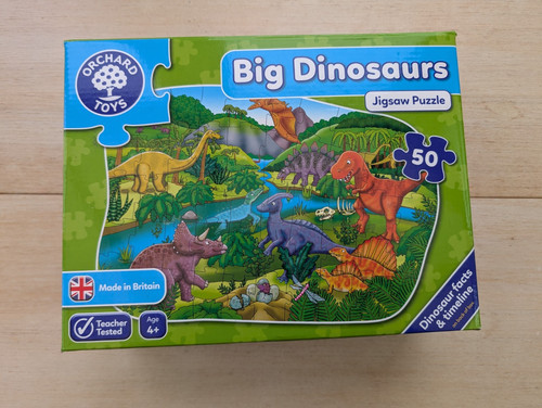 Big dinosaurs piece jigsaw - big,