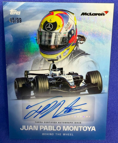 Topps mclaren racing 2025 juan - mclaren,