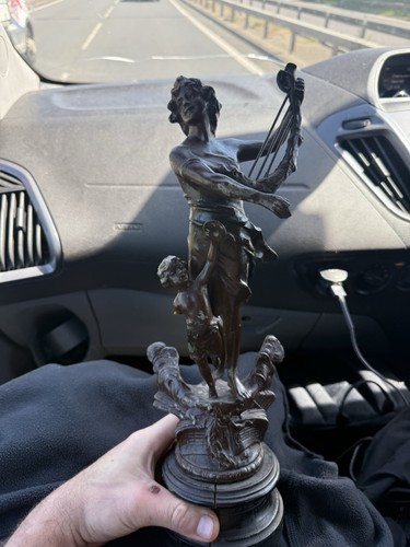 Bronze spelter statue - bronze, greek