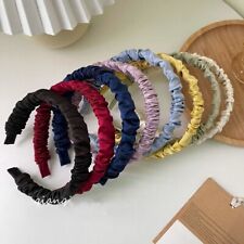 Smooth Satin  Wide  Headband Alice Women Girls band hair bands