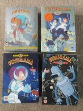 Futurama Seasons 1-4 DVD sets.