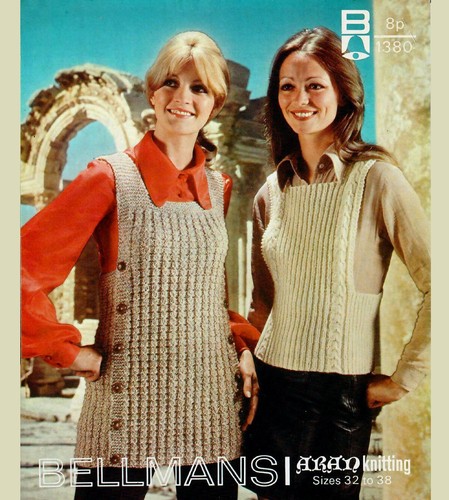 Ladies aran button cover - ladies,