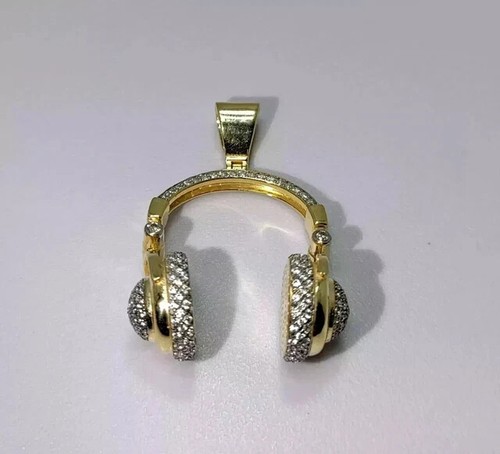 2ct music headphones pendant - music,