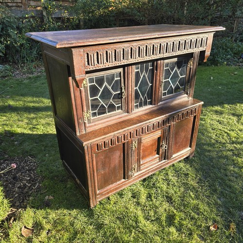 Antique jacobean oak court - antique,