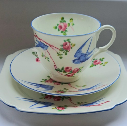Shelley china art - china, trio