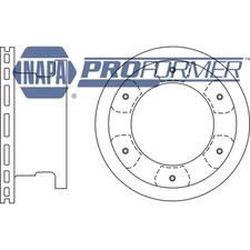 2x Brake Discs Vented For