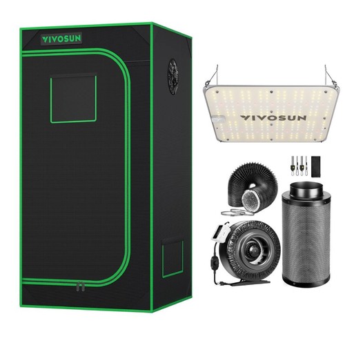 Vivosun 2x2 grow tent kit - grow, 100w