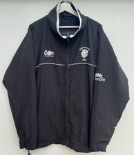 Barbarians Rugby Jacket Cotton Traders Black Training Full ZIp Mens Medium M