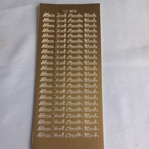 Family stickers gold - stickers, off