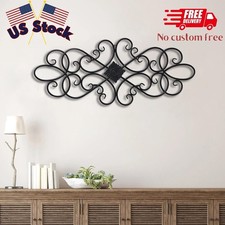 Black Wrought Iron Wall Decor
