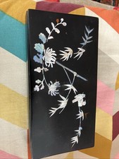 Laquered Black Trinket Box