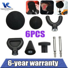 6X Percussion Massage Tip Replace for Jigsaw Massager Adapters Attachment Tools