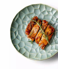 2pc Handmade Leaf textured