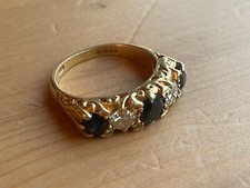 18ct Gold Sapphire & Diamond