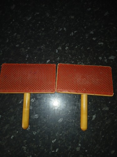 Wool fleece hand carders - fleece,