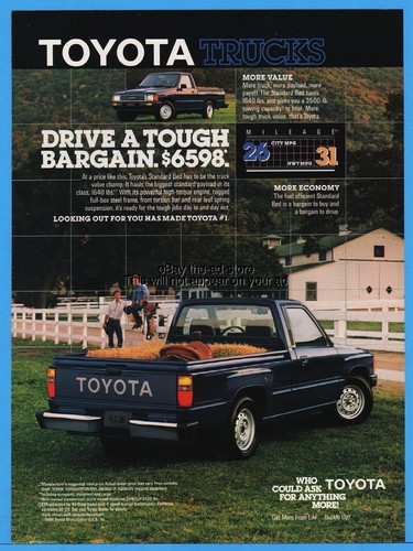 1987 toyota standard bed blue - 1987,