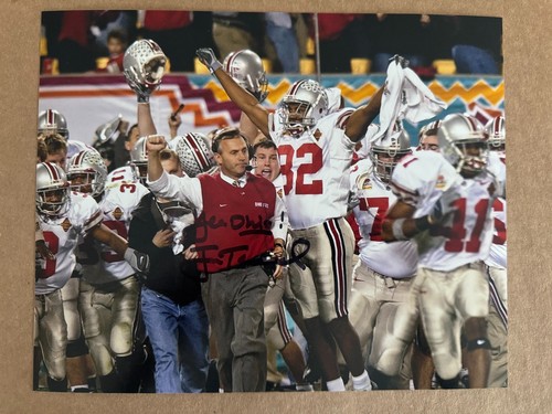 Jim tressel signed ohio - tressel,